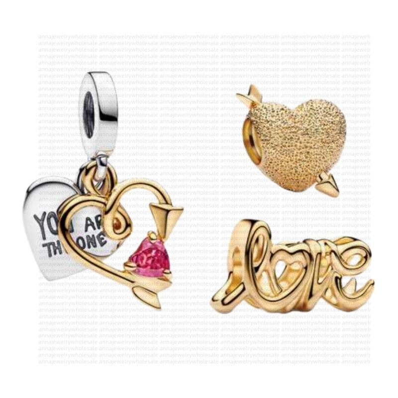 Designer jewelry Charms ME Nautical Anchor Charm Trio for women child Gift 925 Silver Angel Wings Charm classic Christmas gifts luxury High quality
