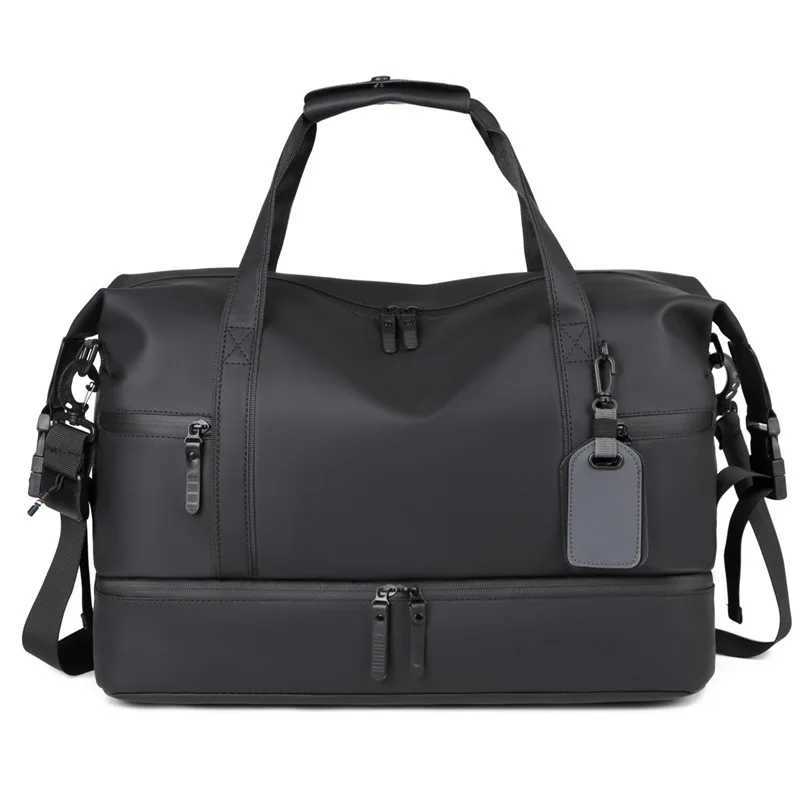 New Travel Bag Mens Handbag Large-capacity Short-distance Travel Bag Sports and Fitness Bag Single-shoder Crossbody Bag Y251128-image-1086505587