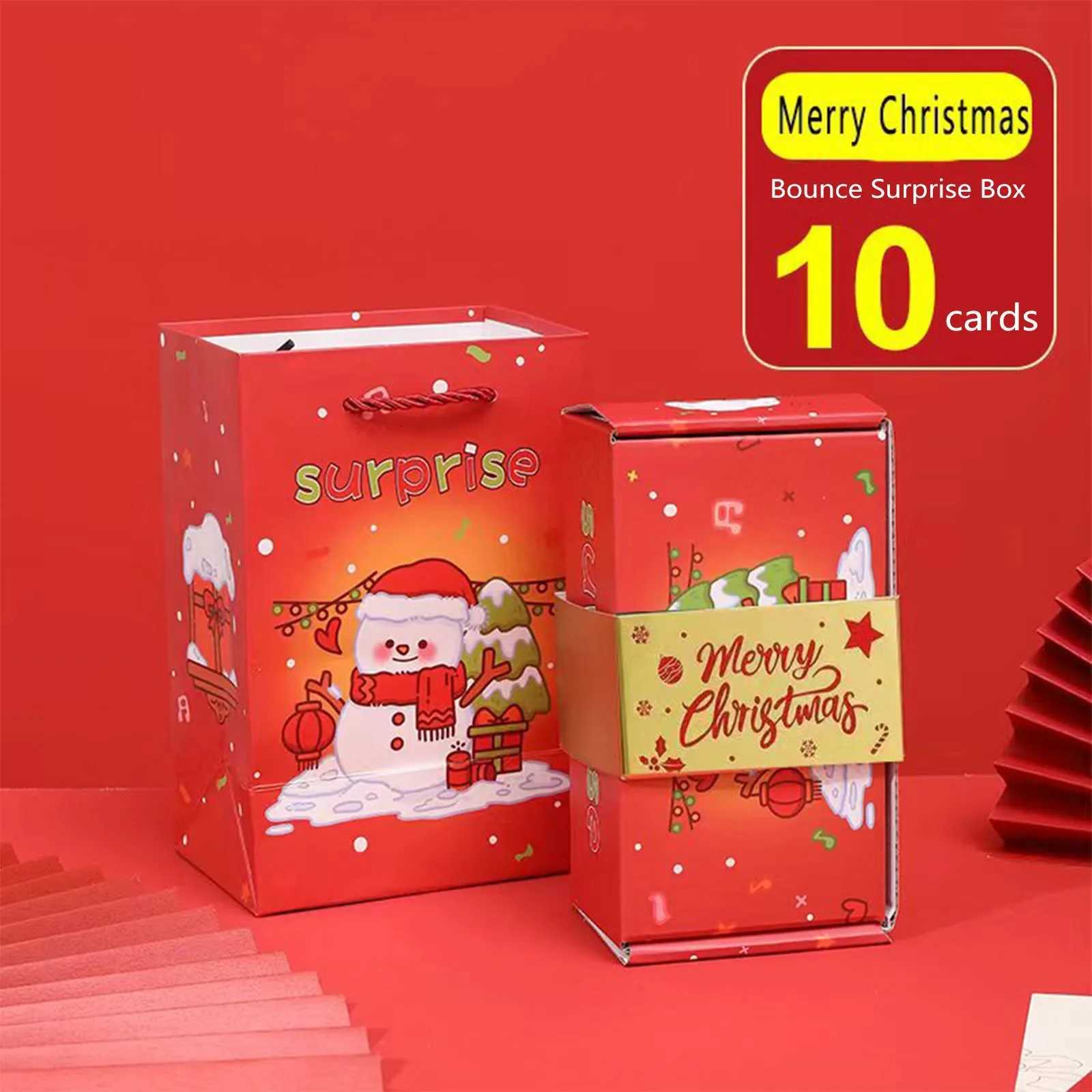 Christmas Bounce Box 12 PCS Surprise Money Gift Box Design Festive Holiday Christmas Decoration Gift Accessory Set H251127-image-1086392346