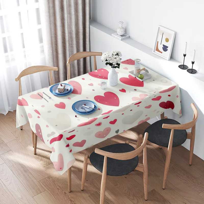 Waterproof Tablecloth Washable Floral Dining Table Cover Home Decor Kitchen Party Wedding Table Topper Protector M251128-image-1086460242