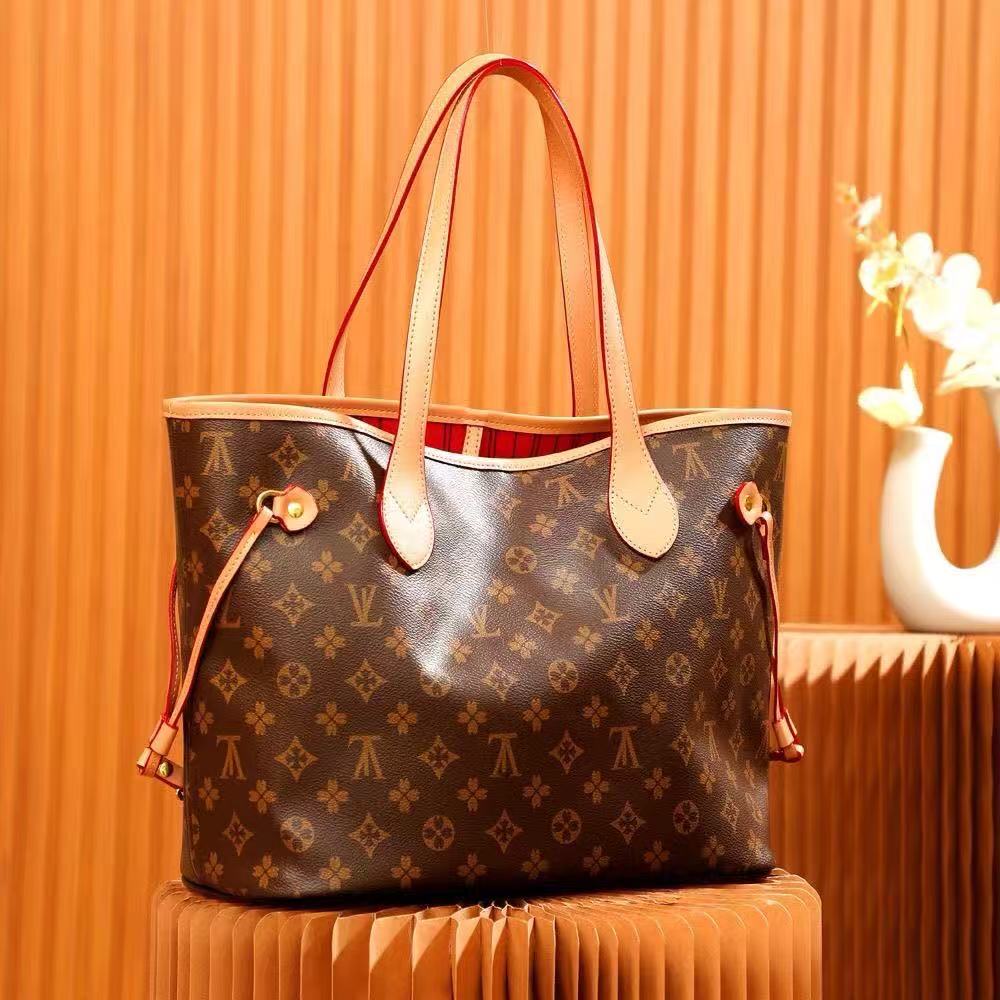 Luxurys Bag Designer Bag 2pcs Set Women Bags Handbag Shoulder Classic Fashion Composite Lady Clutch Woman Tote Bag Female Coin Purse Designer Wallet