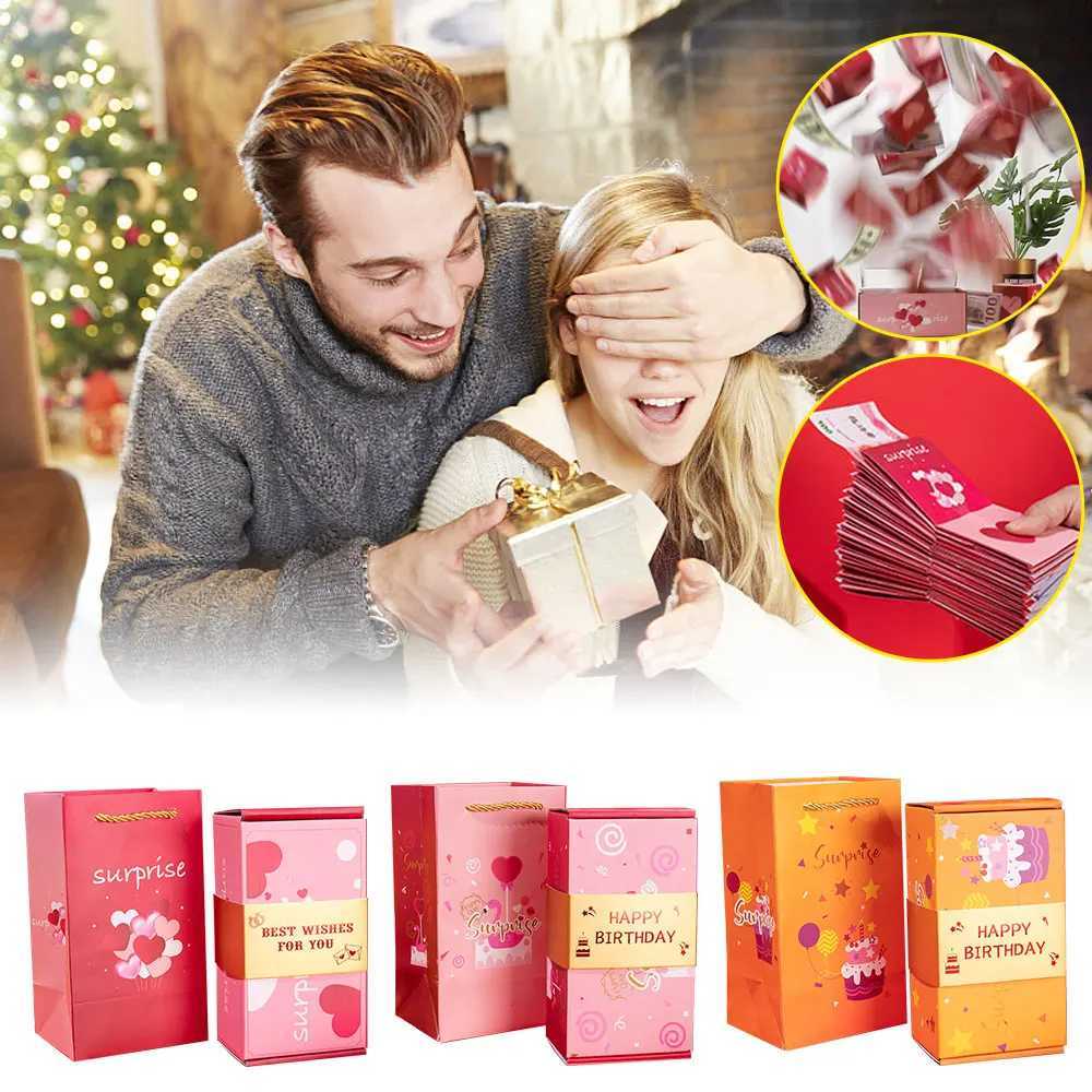 Creative Bounce Box Diy Folding Paper Box Gift Surprise Bounce Box Explosion Red Envelope Gift Box Set Vntines Day Gift H251127-image-1086392055