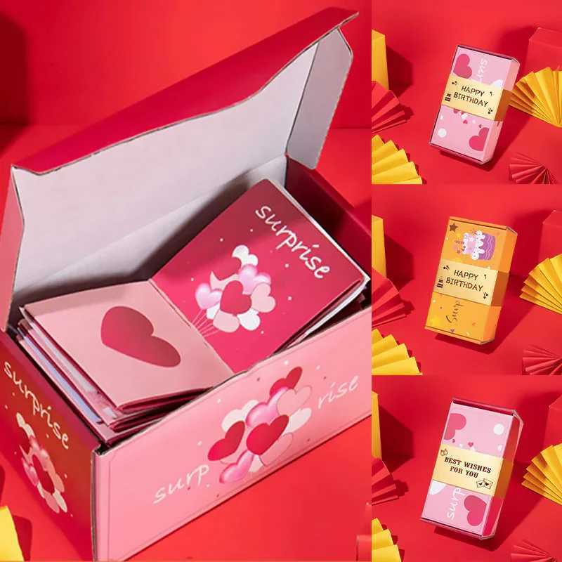 Creative Christmas Gift Box DIY Folding Paper Box Money Birthday Surprise Bounce Box Explosions Red Envelope Surpris Gift Box H251127-image-1086392202