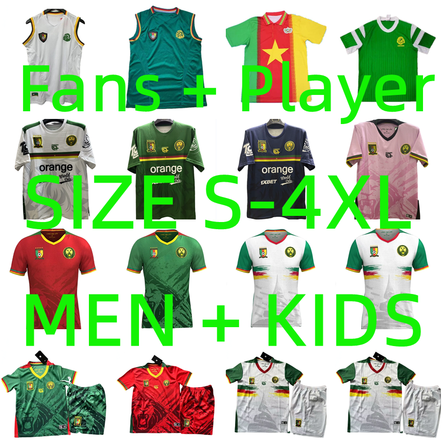 25 26 Cameroon Soccer Jerseys 2025 2026 Bassogog Aboubakar Ngamaleu Marou ABOUBAKAR Football shirt maillot de foot camiseta futbol 1998 2002 2003-image-937775171