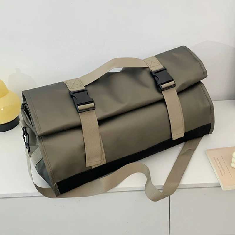 Lage Bag - Adjustable Large Capacity Travel Bag Suitable for Weekend Travel and Leisure Outing Zippered Closed Y251128-image-1086505888