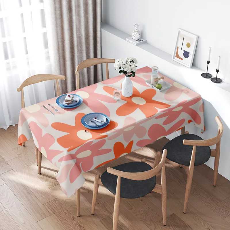 Waterproof Tablecloth Vintage Floral Dining Table Cover Washable Rectangle Table Linen Party Home Decor Kitchen Table Topper M251128-image-1086458854