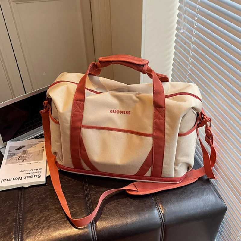 Travel Lage Bag for Men Sport Fitness Gym Training Camping Trekking Portable Handbag with Shoes Pouch Cmuting Shopping Pack Y251128-image-1086506009
