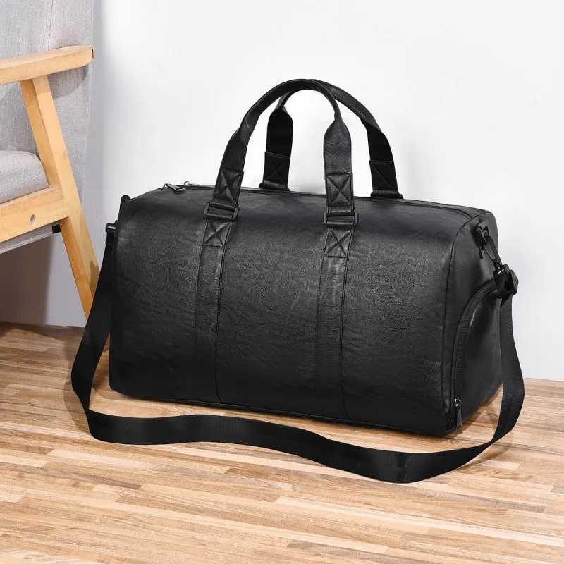 Largecapacity travel baggym tote bag with mtiple cpartments and adjustable shoder strapsperfect for weekend getaysgym Y251128-image-1086505641