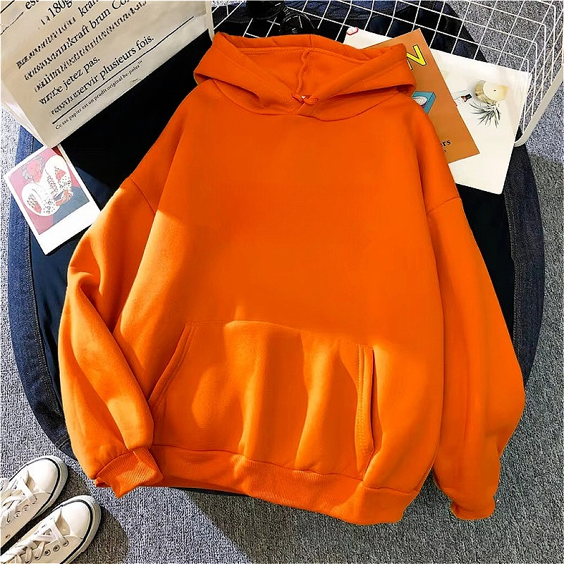 H170 Men Long-sleeved Autumn and Winter Heavy Loose Solid Color Lapel Youth