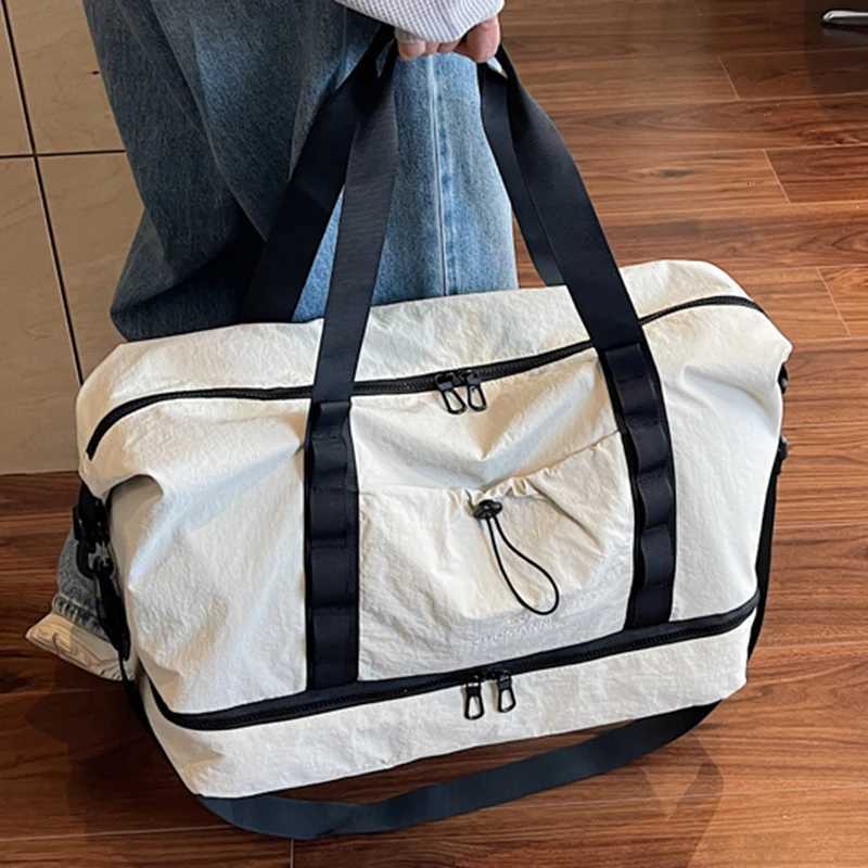Fiable Mtifunctial Travel Bag Independent Shoe Cpartment Suitable for Travel Bags Fitness Bags Storage Bags E Y251128-image-1086505453