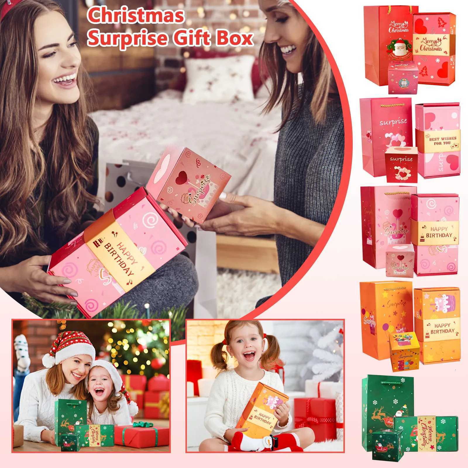 Surprise Explosion Gift Box Cash Bounce Exploding Box With Confetti For Money Cards Photo Happy Birthday Anniversary Vntine H251127-image-1086392176