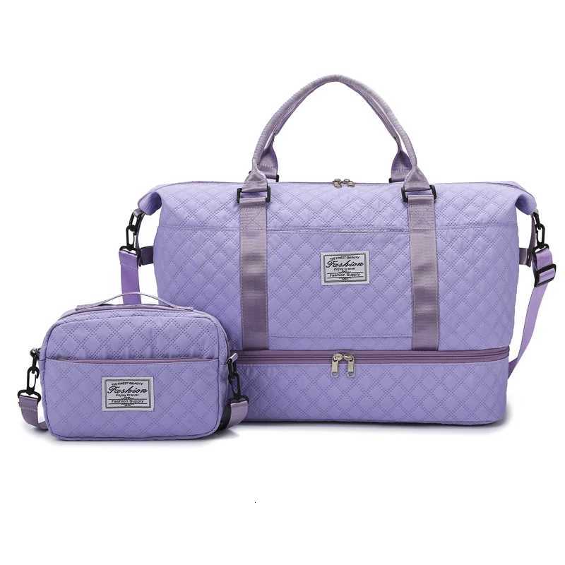 Large Capacity Travel Duffle Bag Sports Fitness Gym Yoga Tote Weekender Overnight Bag Lage Suiase Organizer Y251128-image-1086505373
