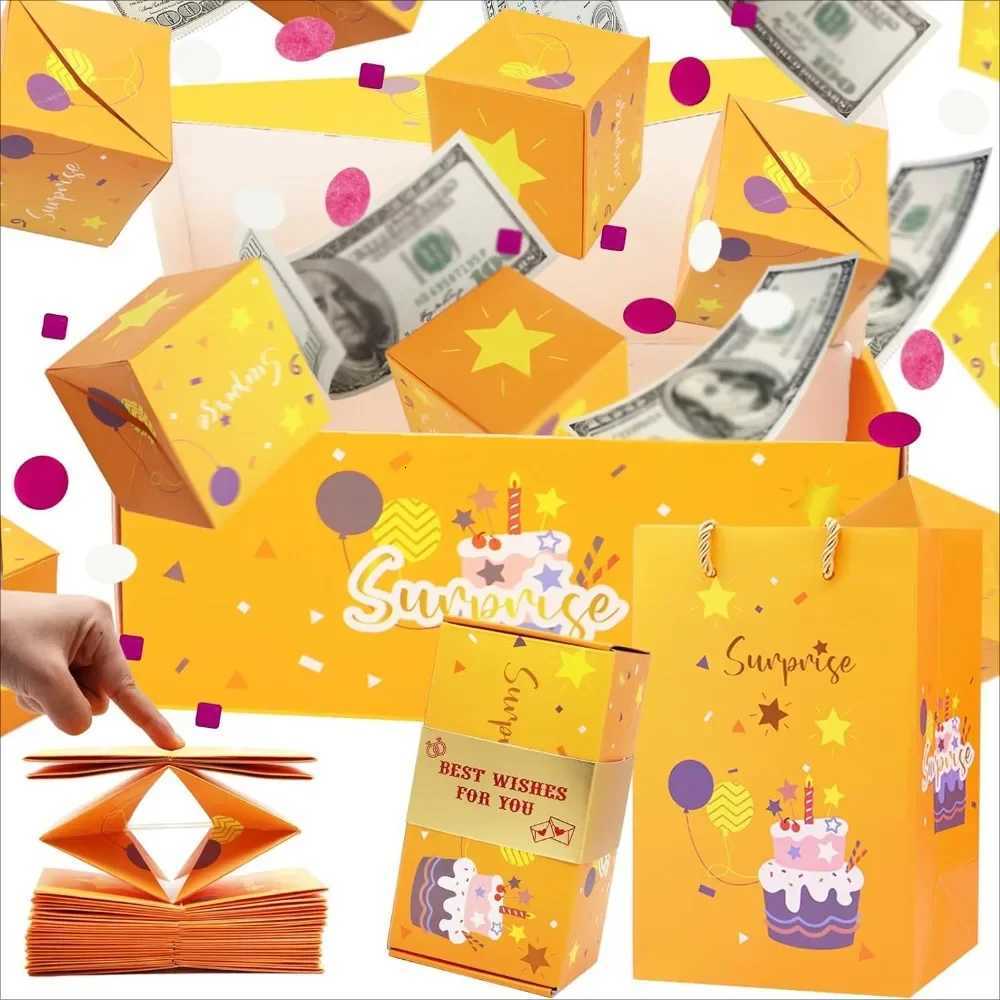 Birthday Creative Jumping Gift Box Folding Paper Bounce Boxes with Packaging Bag Vntines Day Birthday Gift Party Decoration H251127-image-1086392275