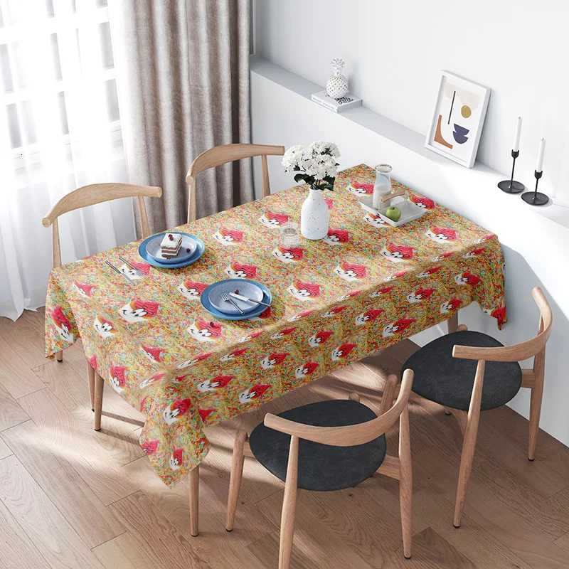 Waterproof Tablecloth Floral Vintage Farmhouse Rustic Dining Table Cover Protector Party Dcor M251128-image-1086458271