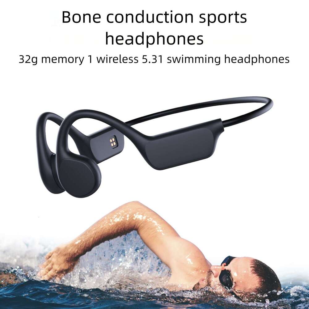 Famous Brand Cross Border Swimming Listening To Songs With G Memory Long Battery Life Bone Conduction Wireless Bluetooth Headphones-image-1086629207