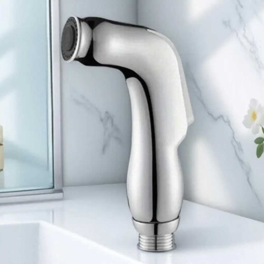 Handheld Bidet Sprayer Chrome Finish ABS Toilet Shower Head for Personal Hygiene and Pet Bathing in Bathroom M251129-image-1086591374
