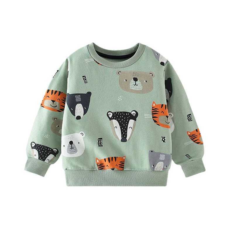 Jumping Meters 2-7T Animals Print Long Sleeve Boys Sweatshirts Childrens Clothing Autumn Spring Kids Hooded Tops Costume C251129-image-1086590430