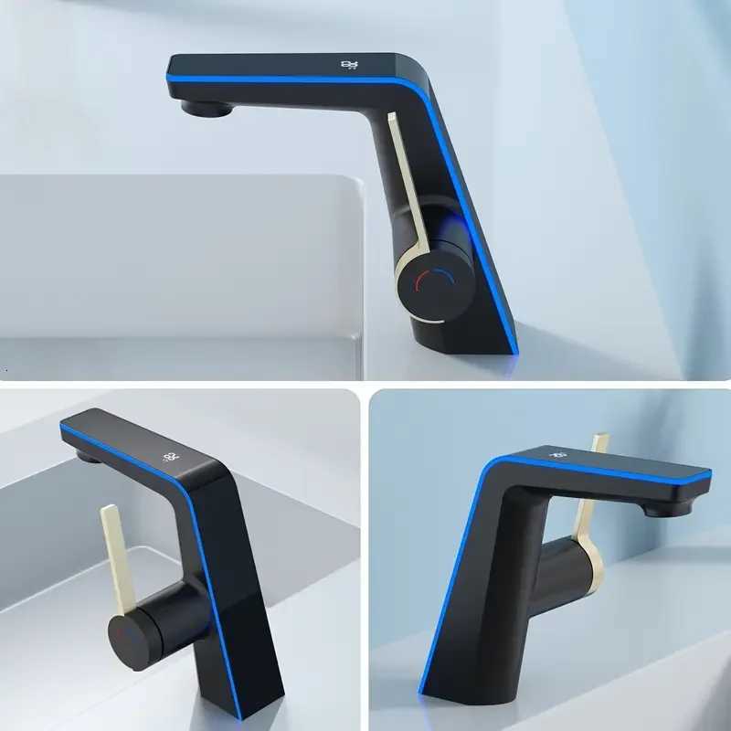 Modern Bathroom Faucet with Digital Temperature Display - Touchscreen-like interface No Battery Celsius/Fahrenheit Switch M251129-image-1086591600