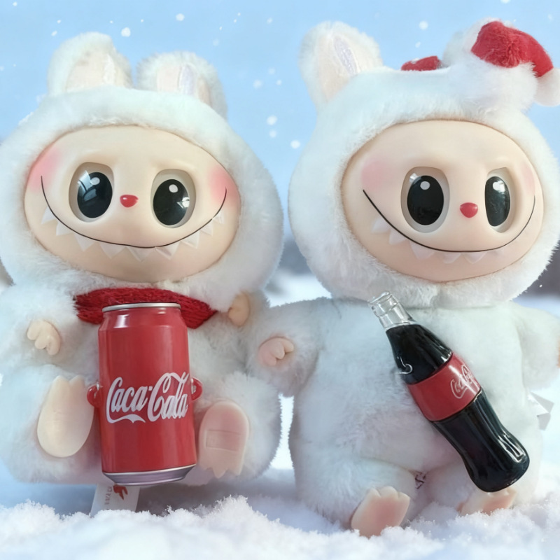 labubu doll The Monsters COCA-COLA Series-Vinyl Face Blind Box, Blind Box Figures, Random Design Action Figures Collectible Toys Home Decorations-image-1086584234