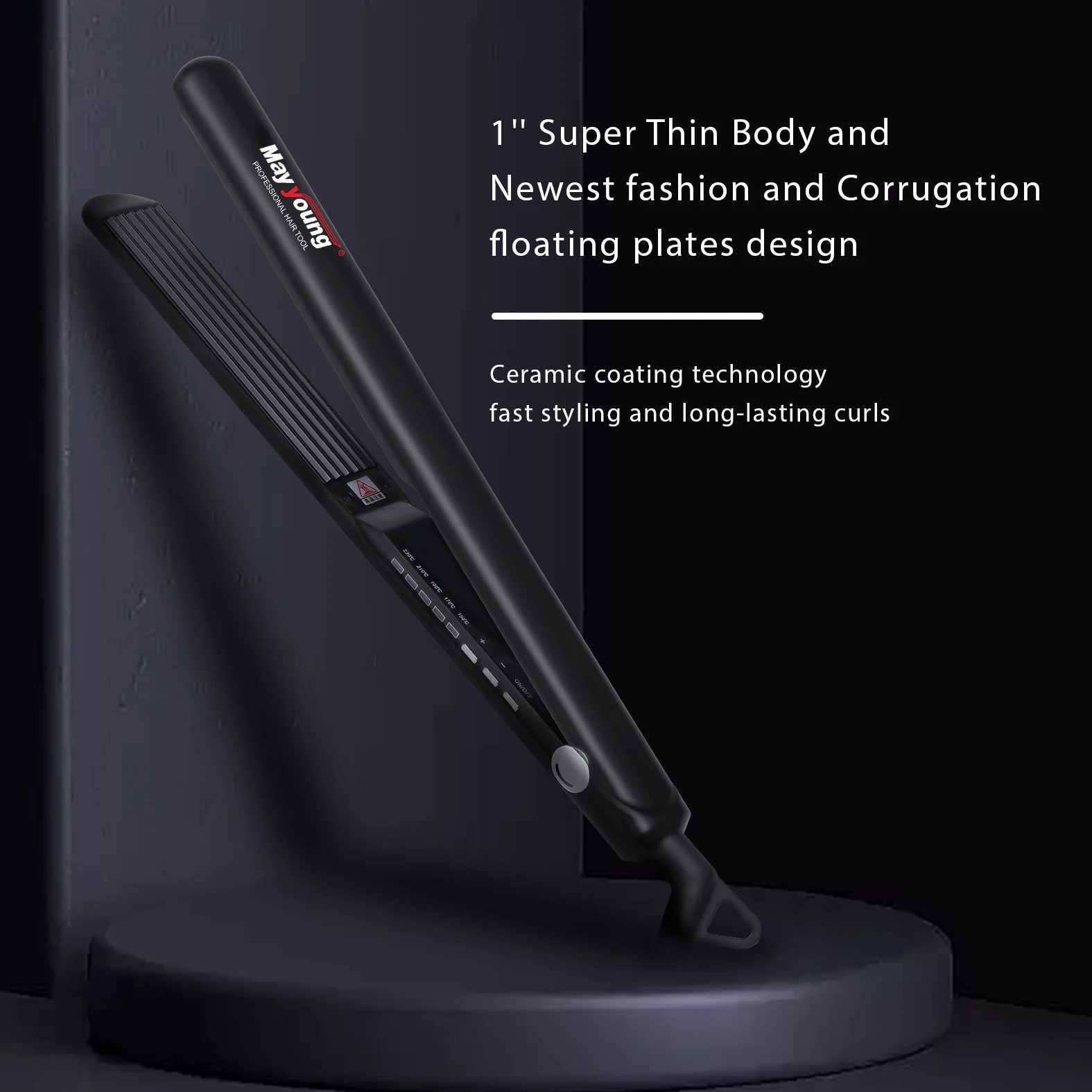1 Professional Super Thin Body Zigzag Root Volumizer Waver Hair CrimperT251129-image-1086579990