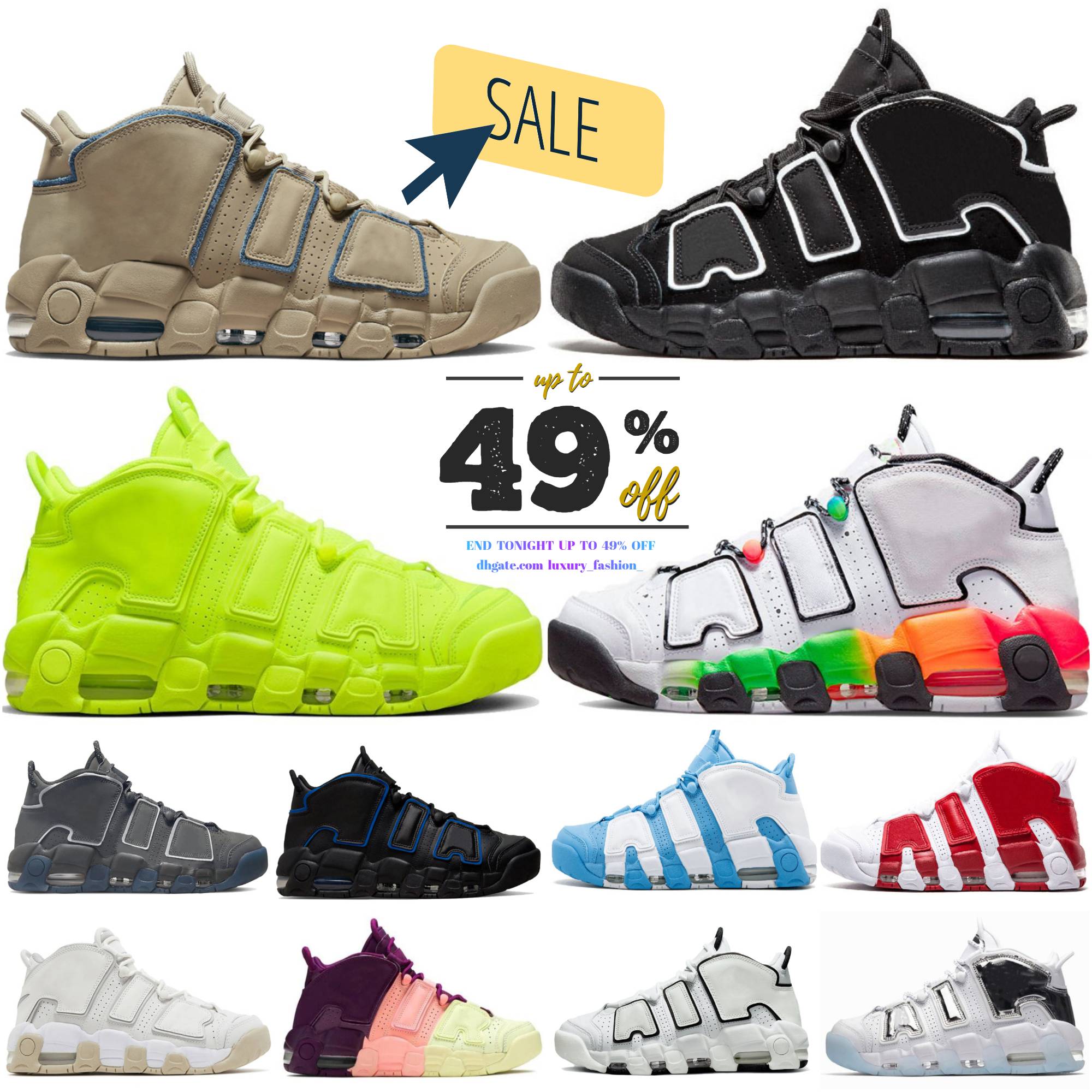 96 96s Mens Women Basketball Shoes Classic Black White Royal Action Grape UptemPos Light Aqua Outdoor Orange Tennis MorE Green Barley Trainers Desig