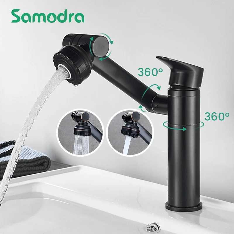 1080 Degree Basin Faucet Kitchen Sink Faucet Bathroom Faucet Mixer Aerator 2 In 1 Black Tap Heated Faucet Gourmet Mixer Tapware M251129-image-1086592023