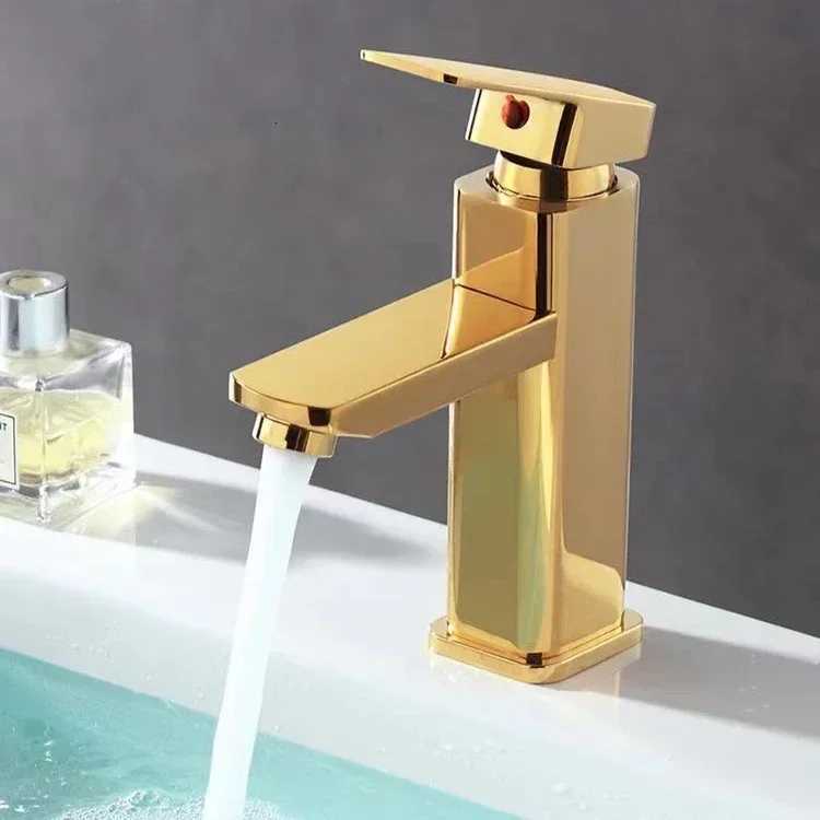 Single Handle Hot and Cold Mixing Tap Basin Faucets Bathroom Stainless Steel Tap Household Modern Toilet Simple Faucet M251129-image-1086590585