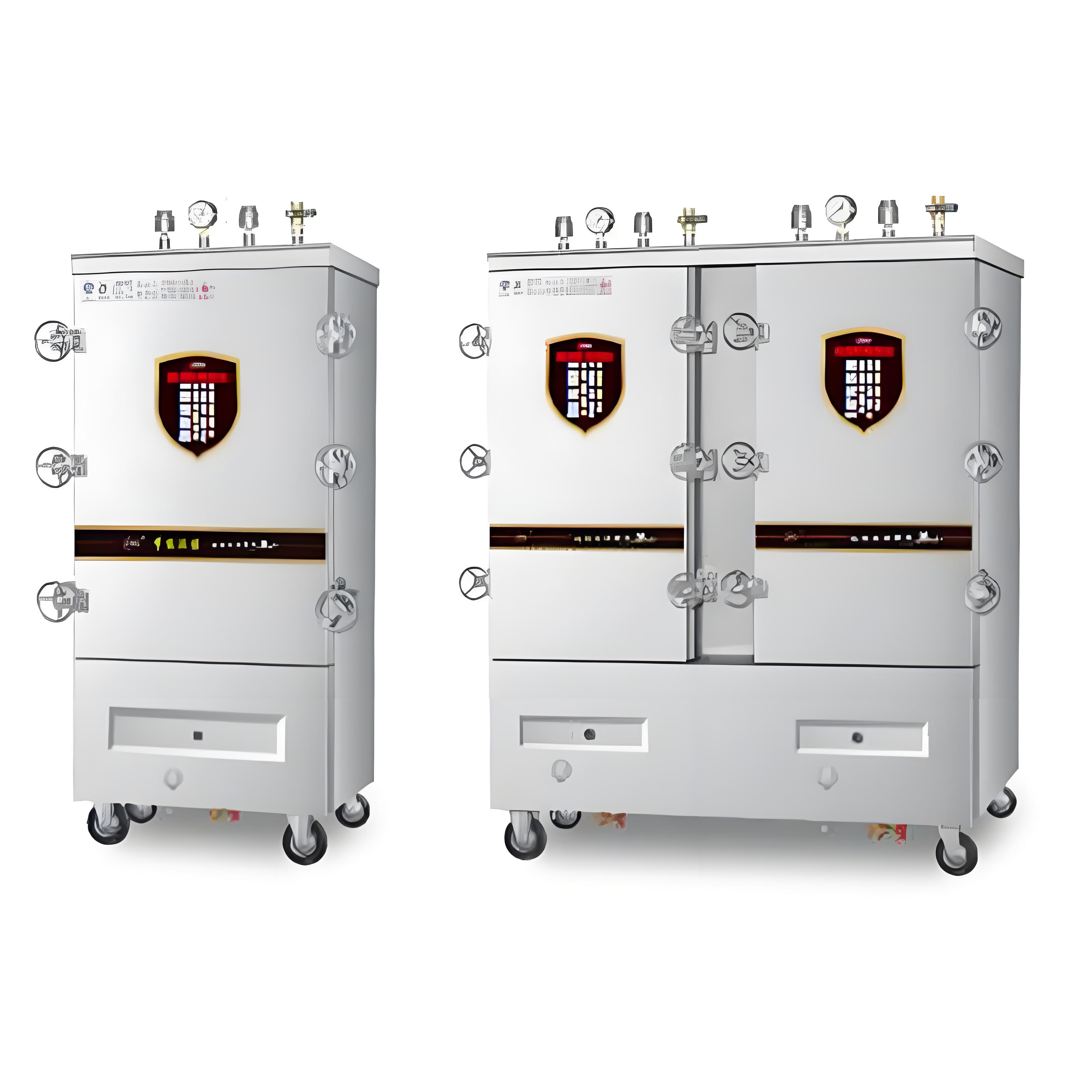 Large Commercial Smart Steamer Cabinet - Stainless Steel for Hotels & Restaurants-image-1055690881