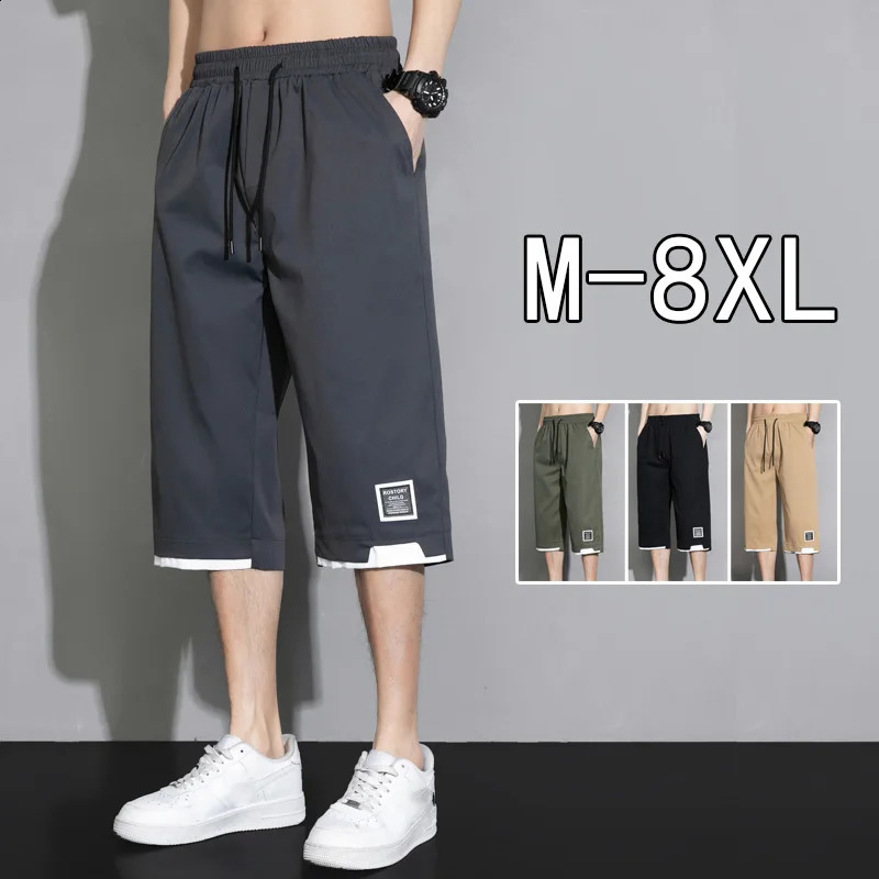 Plus Size Large Mens Shorts Summer Trendy Loose Mens Sports and Casual Pants Jorts Baggy Cargo Mens y s Man 260609BJ
