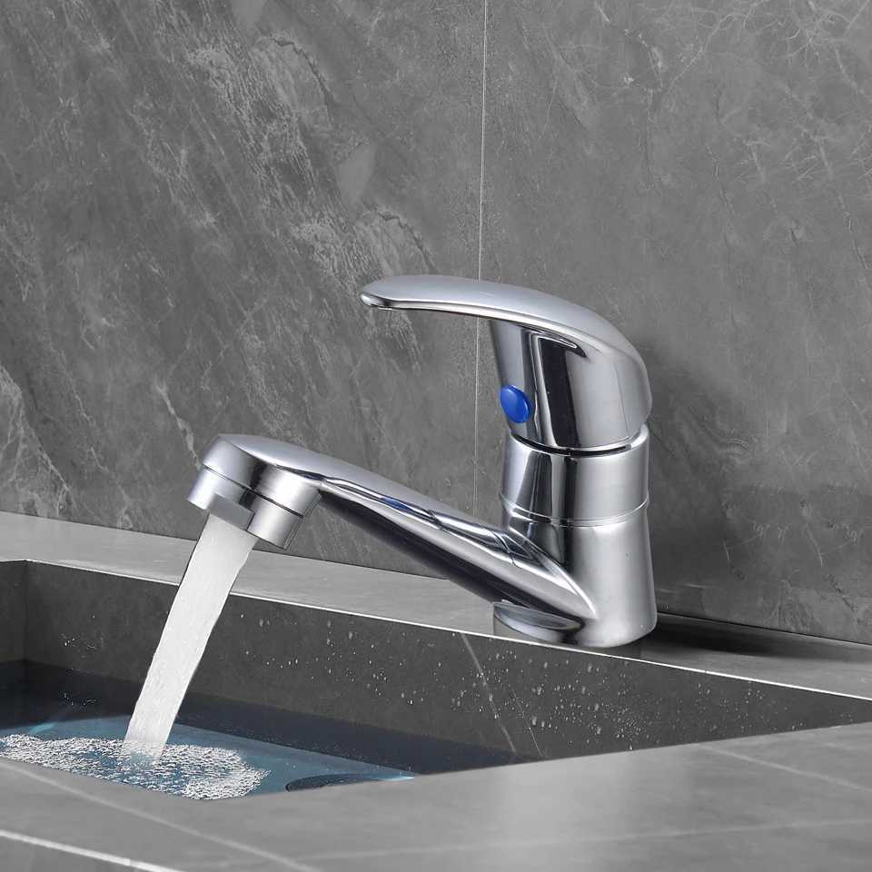 A Piece of Alloy Bathroom Basin Sink Faucet Single Cold Water Kitchen Faucet Washbasin Sanitary Ware Faucet M251129-image-1086591058