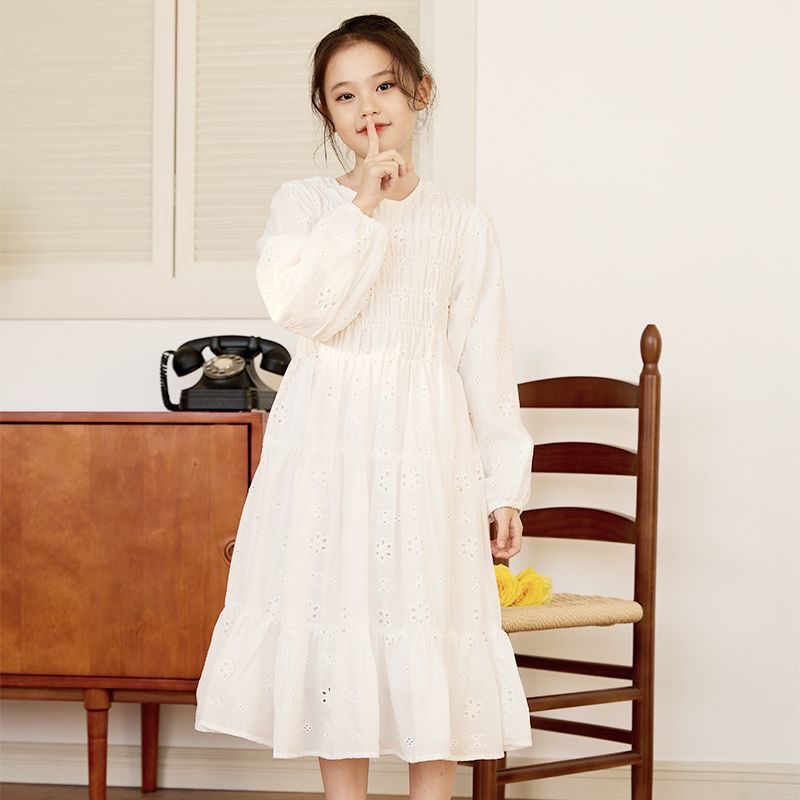 D811 Elegant Ethnic Style Girls Robe Embodying Nature&#039;s Beauty-image-1086624048