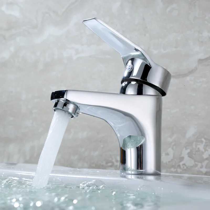 Single-hole Basin Faucet Washbasin Single-handle Cold and Hot Mixed Water Tap Bathroom Cabinet Faucet Bathroom Faucets M251129-image-1086591417