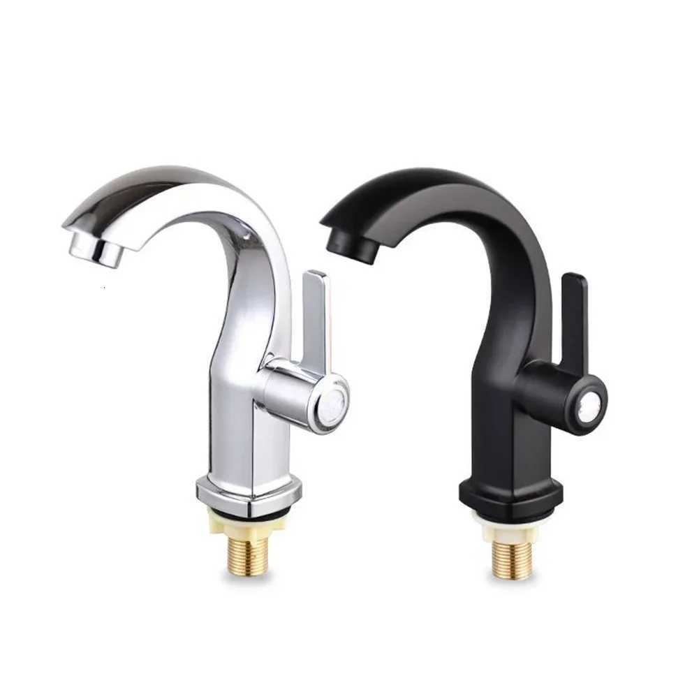 Bathroom Basin Faucet with ABS Water Purifier Single Lever Hole Tap Cold Water Only for Bathroom and Kitchen Deck Mounted Sink M251129-image-1086591386