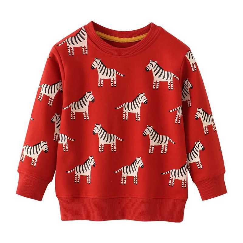 Jumping Meters 2-7T Animals New Arrival Zebras Boys Girls Sweatshirts Autumn Spring Kids Clothes Hot Selling Shirts Tops Baby C251129-image-1086588823