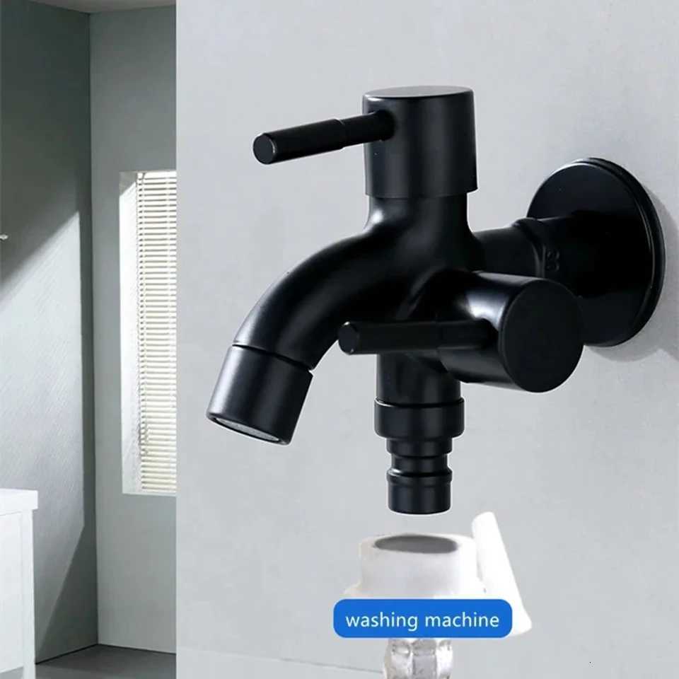 Household Washer Faucets Multifunctional Washing Machine Faucet 1 Inlet 2 Outlets Double Water Tap Bathroom Accessories M251129-image-1086591510