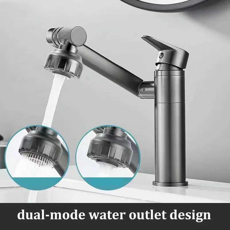 Universal Multifunctional Hot and Cold Dual-use Stainless Steel Basin Faucet Bathroom Wash Basin Faucet M251129-image-1086591347