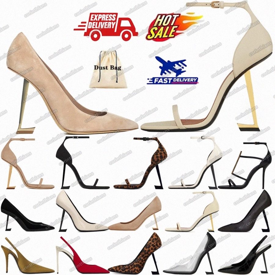 Designer Sandal Heels Black Leather Suede Pumps Heel Womens High Sandals Wedding White Red Beige Women Highs Wedges5wle#-image-878924250
