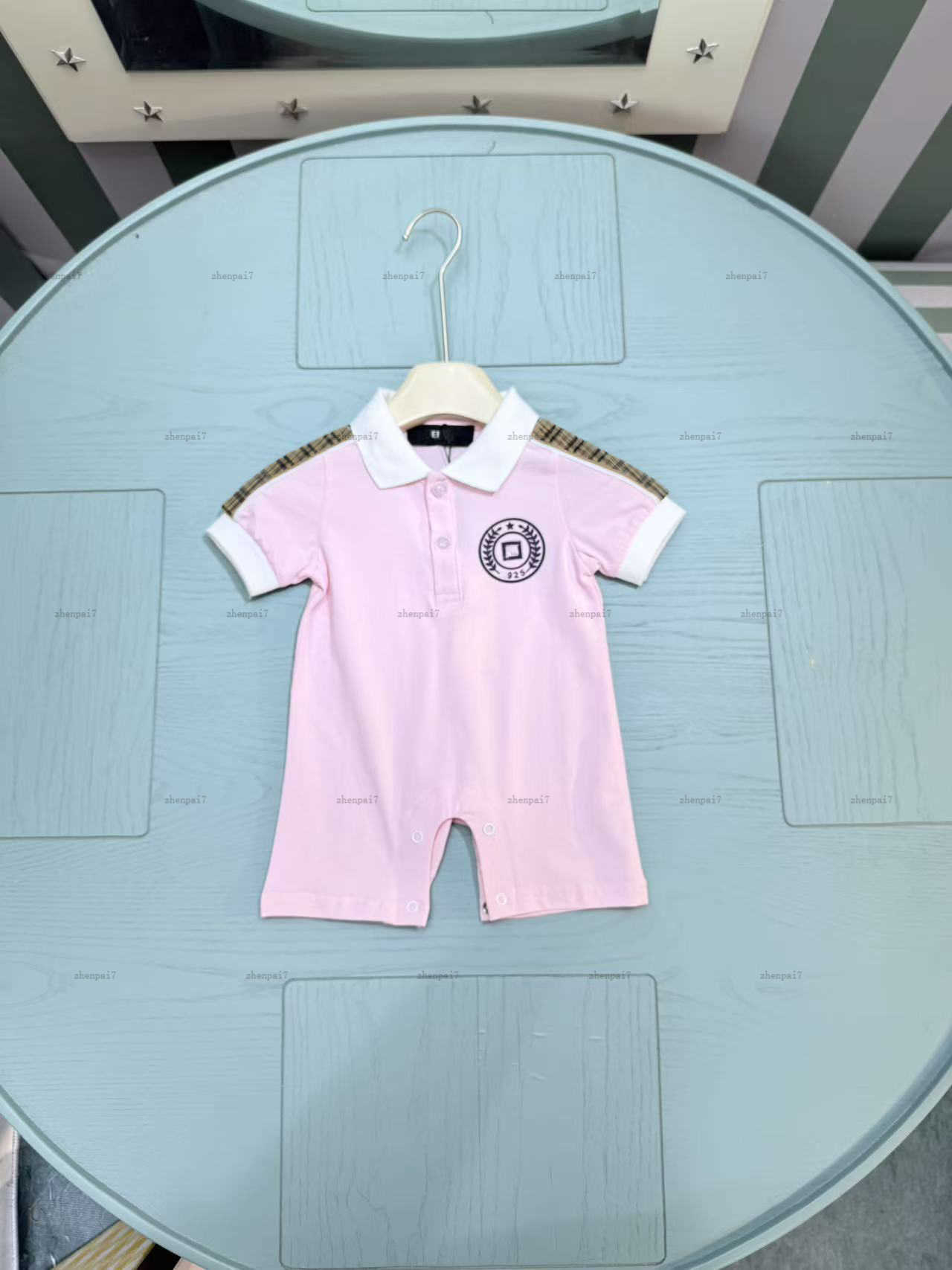 Top newborn jumpsuits POLO shirt design toddler romper designer Baby clothing Short sleeve infant bodysuit A136X04N080-image-1055625852