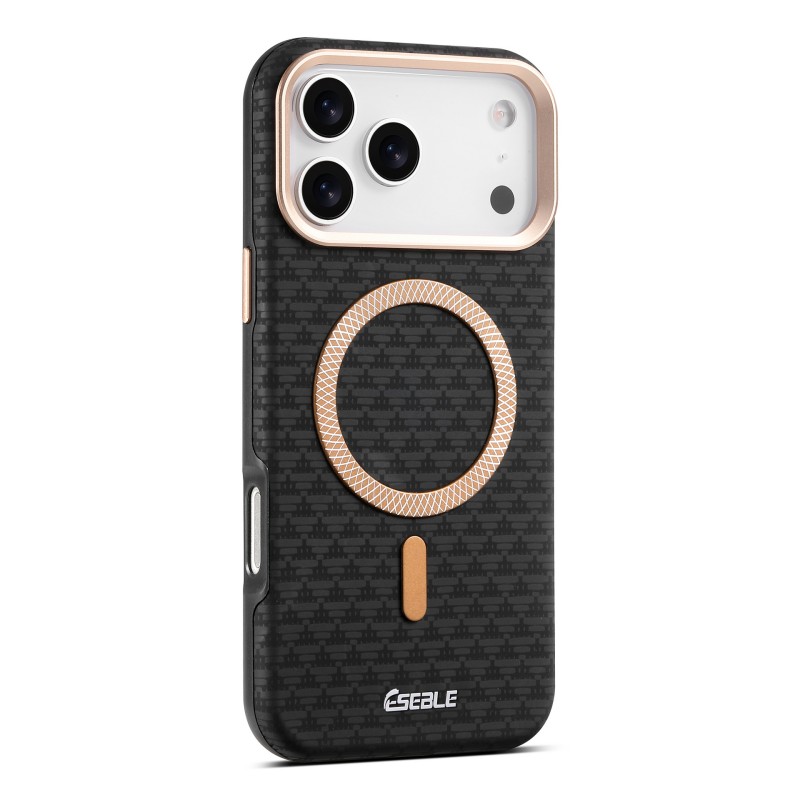 Magnetic Phone Case for iPhone 17 Pro Max 16 15 14, Luxury Business Phone Cover, Full MagSafe Support & Scratch-Resistant Solid Color Design