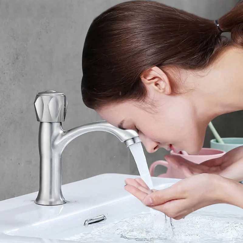 1pcs Water-Saving Washbasin Faucet Home Bathroom Basin Mixer for Single Lever Faucet Bathroom Washbasin Kitchenette Type Hybrid M251129-image-1086591729
