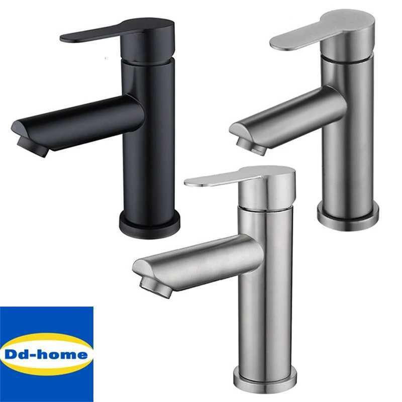 Kitchen Faucet Stainless Steel Hot and Cold Water Tap Washbasin Basin Faucets Bathroom Bathtub Accessories Set Sink Bath Mixer M251129-image-1086592223
