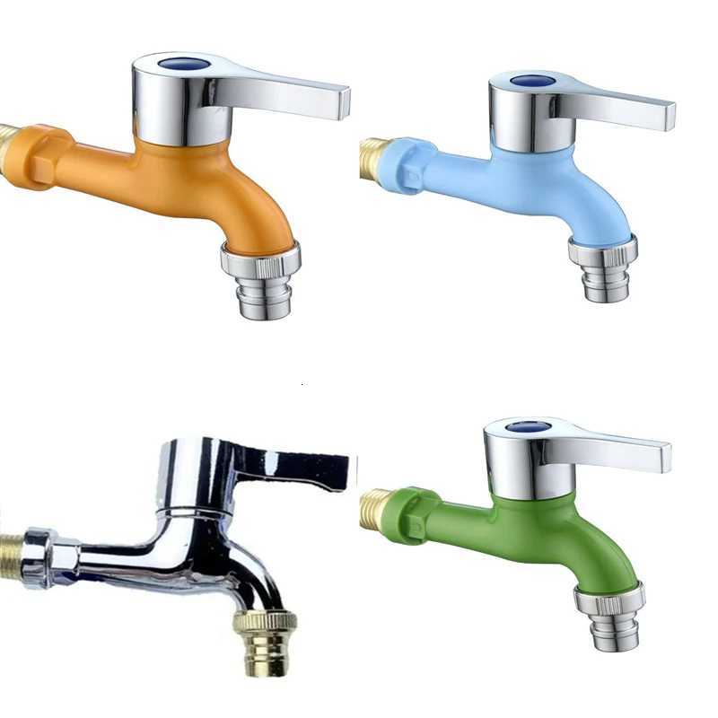 1/2 4-Point Water Inlet In-Wall Plastic Faucet for Washing Machine Household Improvement Washer Tap M251129-image-1086591395