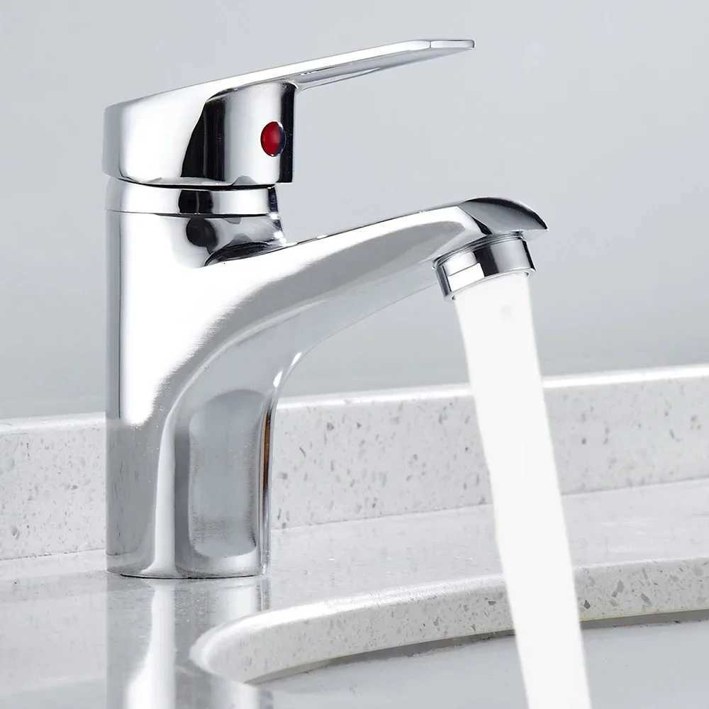 Washbasin Faucet Bathroom Faucets Hot and Cold Mixer Faucet Deck Installation Bathroom Kitchen Single Handle Sink Faucet M251129-image-1086590645