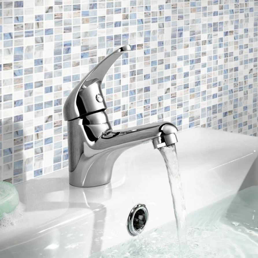 Toilet Countertop Washbasin Faucet Bathroom Faucets Single Cold Water Tap Chrome Single Handle Single Hole Basin Mixer Taps M251129-image-1086591316