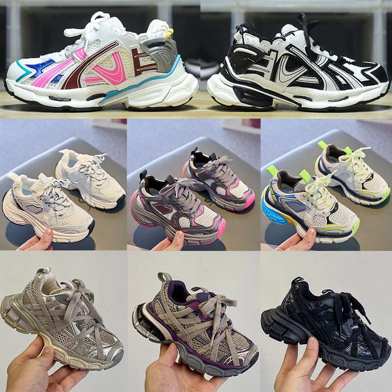 Chaussures pour enfants piste 7.0 7.5 garçon fille chaussures de course formateurs transmettre sens garçons filles voyage s pistes baskets plates