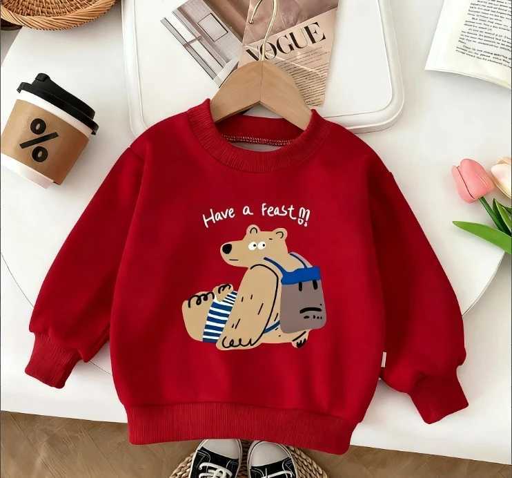 Fashionable Childrens Autumn Clothing Casual Sports New Design Long Sleeved Sportswear Boys Baby Clothing Cute Pullover C251129-image-1086589687
