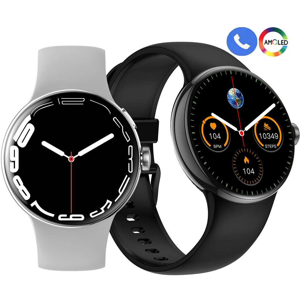Luxury quality 2025 new LA24 Google Pixel watch AMOLED display sports smartwatch glass material Christmas hot sale Smart Watches