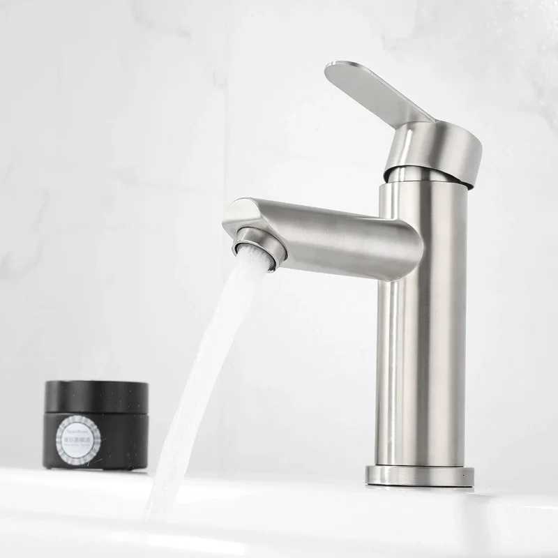 Black Bathroom Sink Faucet Hot and Cold Water Single Handle Wash Basin Faucet Mixer Lavatory Sink Tap Crane Grifos De Bao M251129-image-1086590954
