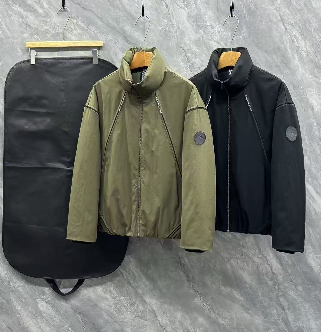 Designer Luxury French Parka Puffer Jacket a fashion forward winter outerwear featuring impeccable patchwork tailoring boutique synchronized edition