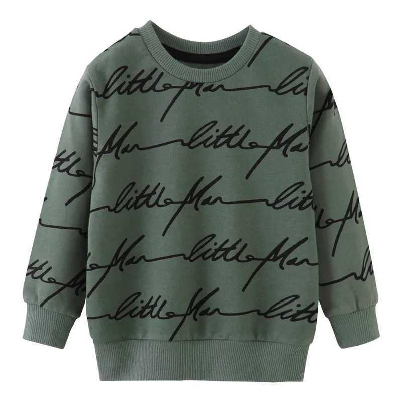Jumping Meters Autumn Spring Kids Sweatshirts With Letters Print Boys Girls Cotton Clothes Hot Selling Toddler Shirts Tops C251129-image-1086588526